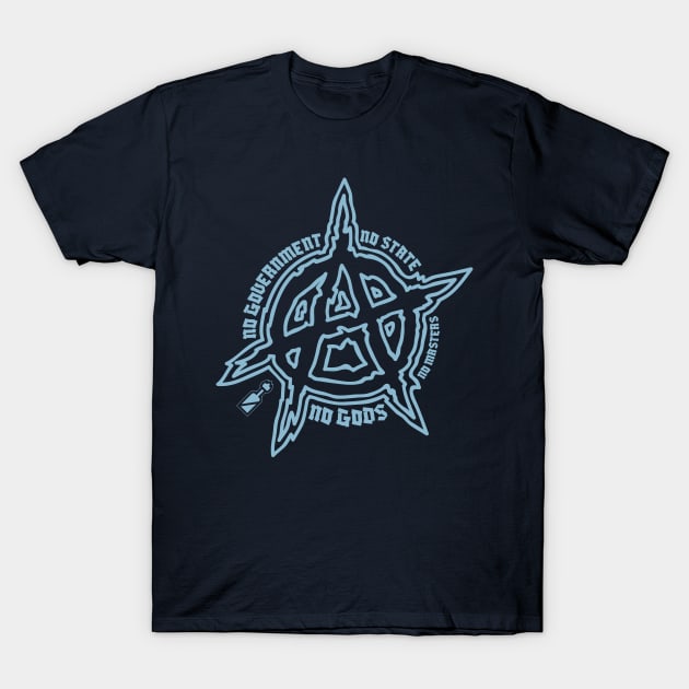 Anarchy Symbol Anarchist T-Shirt by Souls.Print